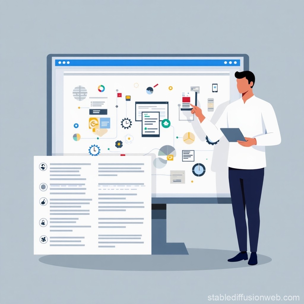 Symbolbild für eine Darstellung von Webdesign