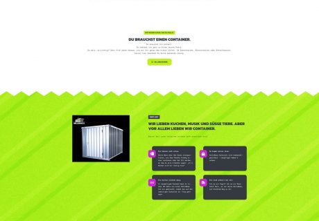 Ein Screenshot der Homepage von Helloboxx