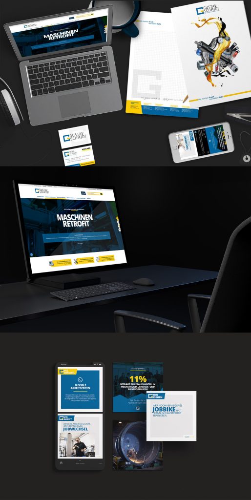 Ein Corporate Design für Gustav Schmidt, Design von vyn