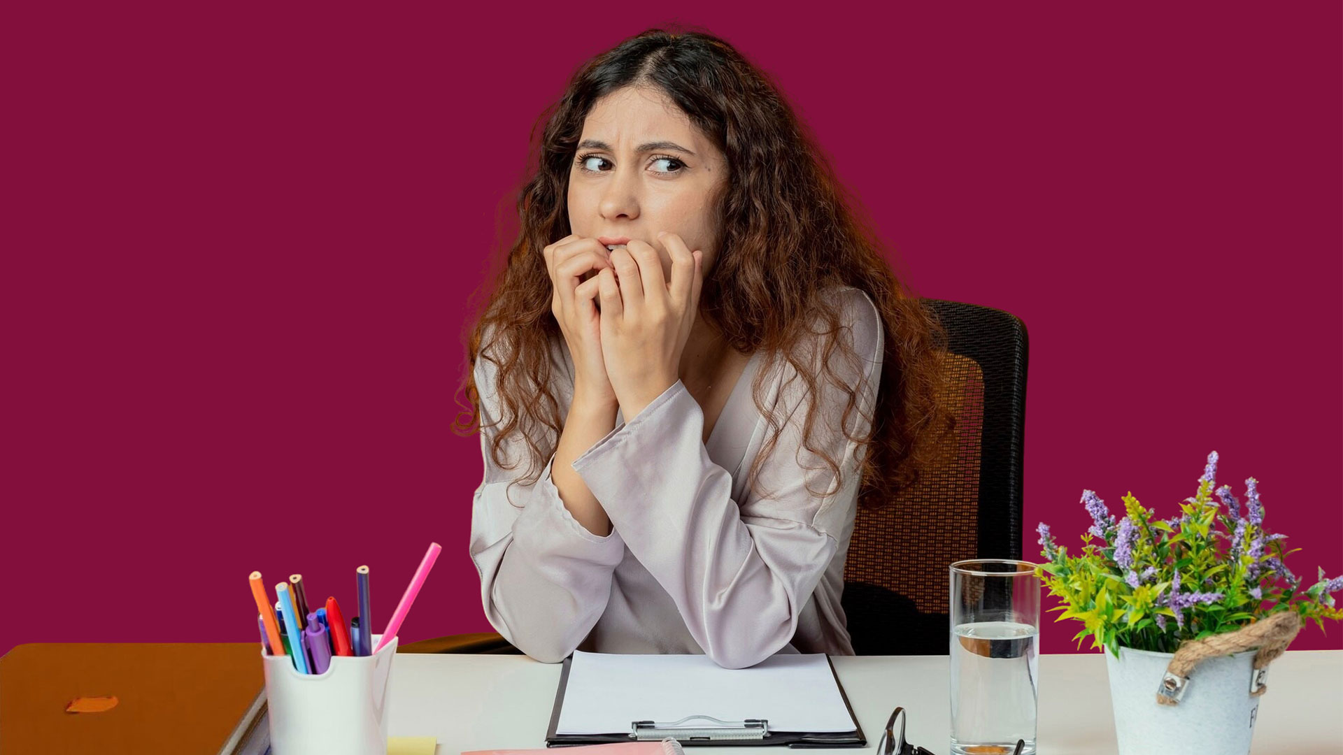 B2B SEO Managerin hat die falschen Keywords gewählt und ist besorgt