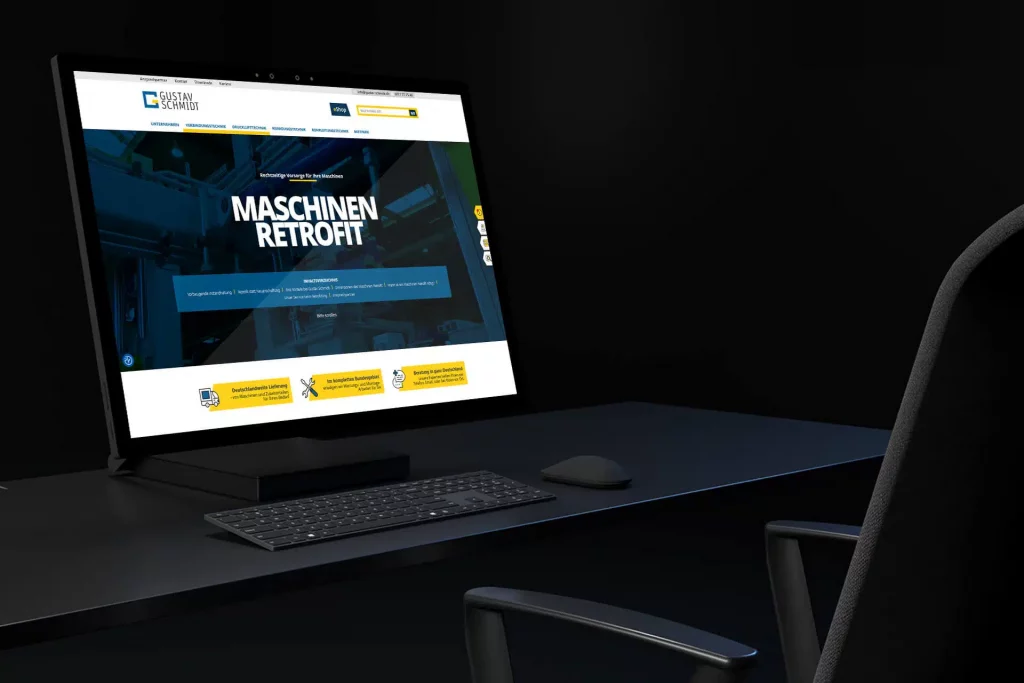 Webdesign für Gustav Schmidt
