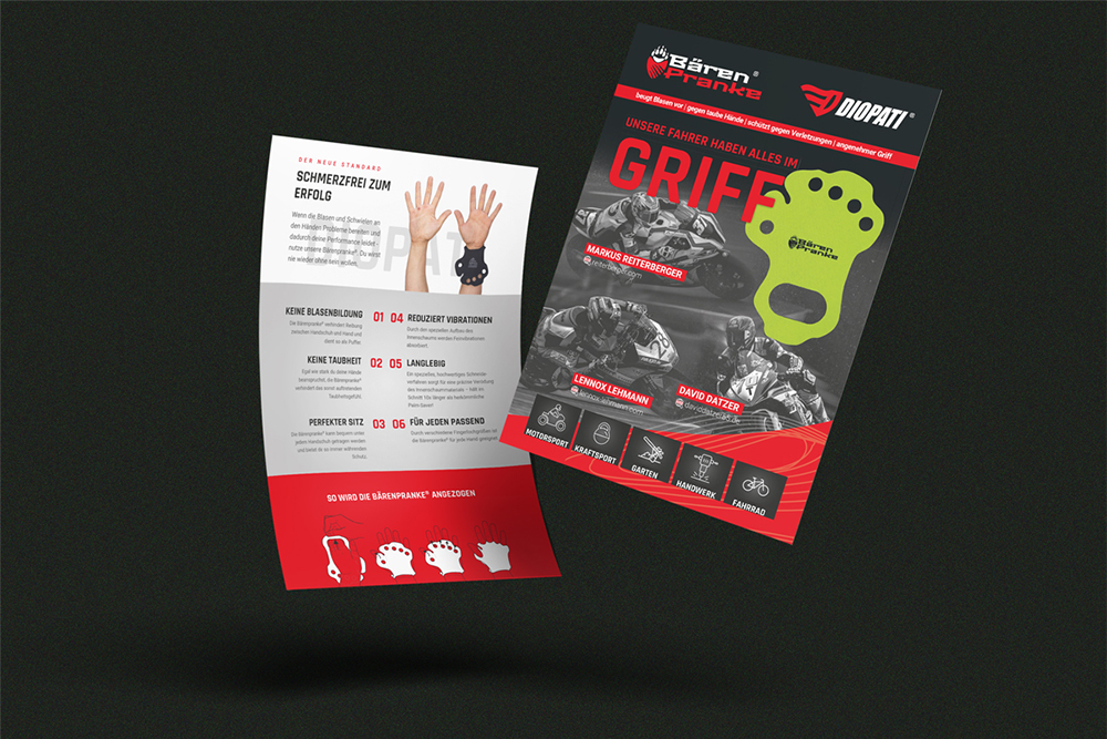 Flyerdesigns für Diopati, Print-Design von vyn