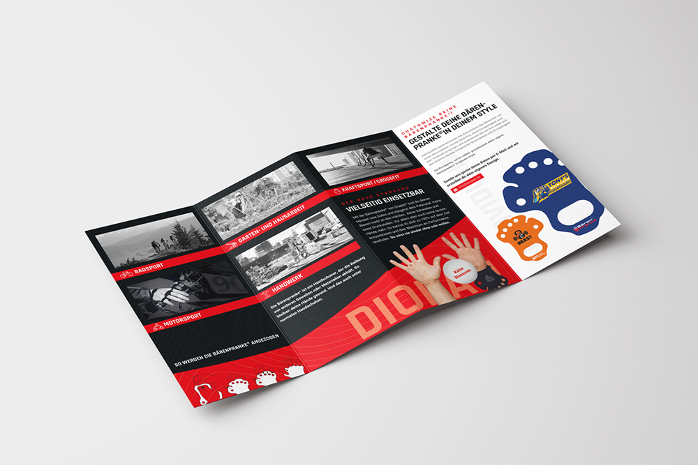 Ein Folder für Diopati, Print-Design von vyn