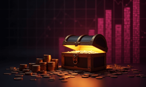 Eine Kiste mit Geld für das A/B Testing