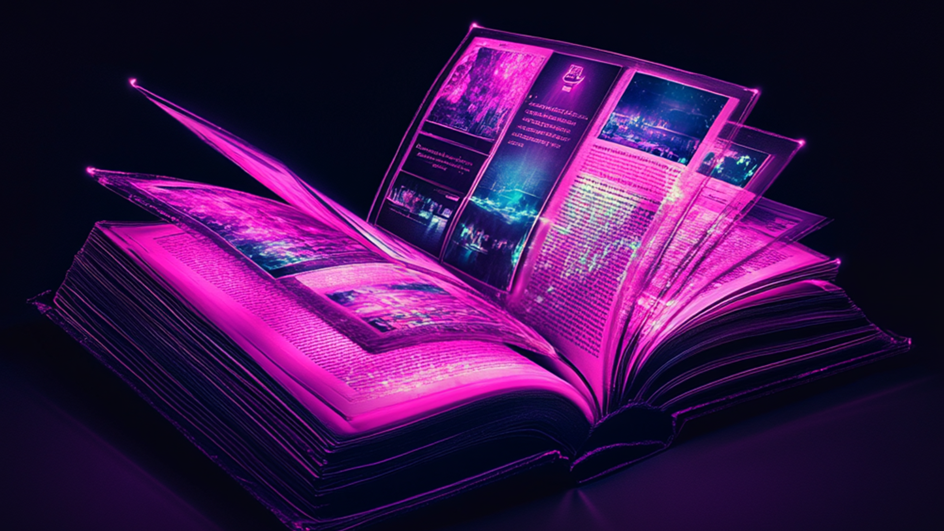 Website, die statt auf einem Screen auf einem Buch gezeigt wird - SEO optimierte Produktbeschreibungen werden nicht stringent gelesen wie Bücher, sondern selektiv.